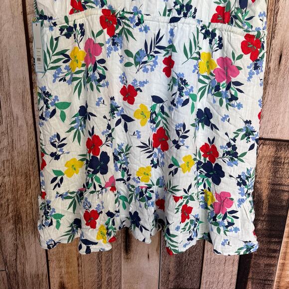 Draper James Dress The Waist Short RSVP Floral NWT 3X Spring Sleeveless Summer - Picture 6 of 8